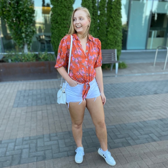 Free people floral print top - Picture 3 of 3